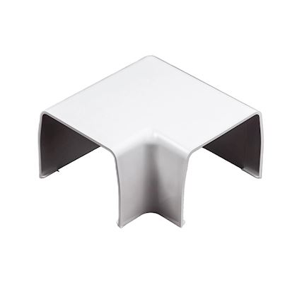 Optimal Duct ODFE-80 vlakke bocht 90° - Wit